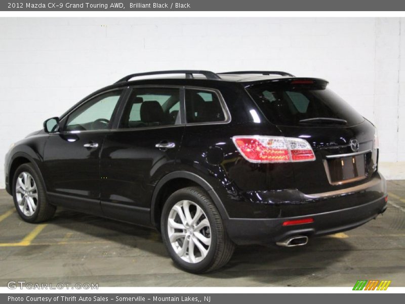 Brilliant Black / Black 2012 Mazda CX-9 Grand Touring AWD