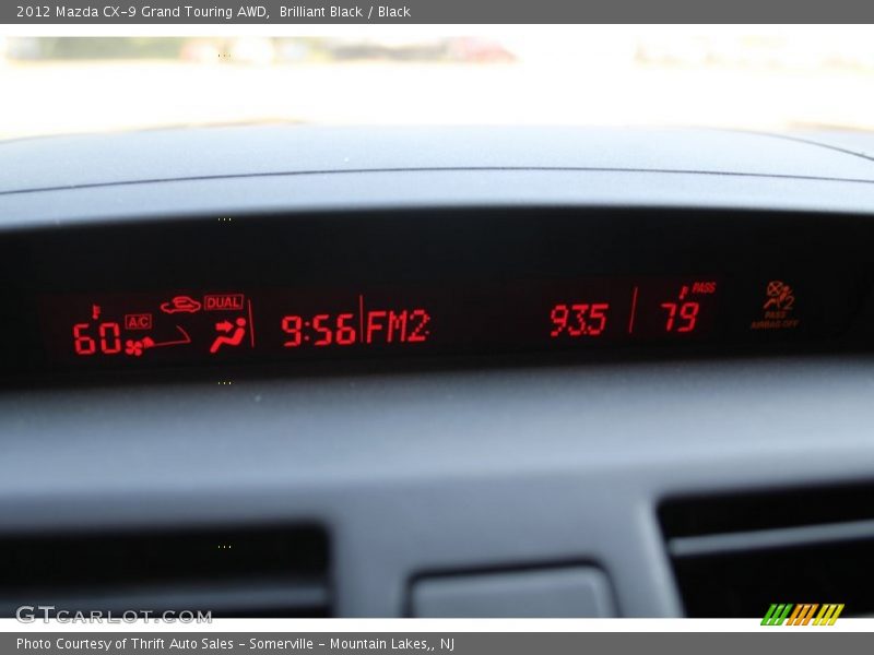 Brilliant Black / Black 2012 Mazda CX-9 Grand Touring AWD