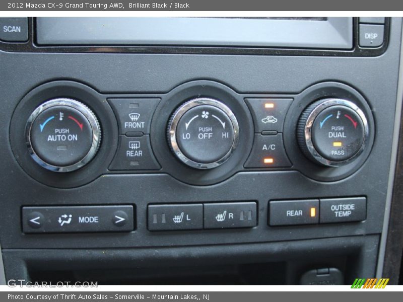 Brilliant Black / Black 2012 Mazda CX-9 Grand Touring AWD