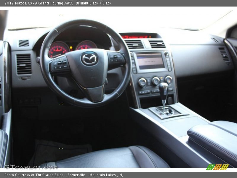 Brilliant Black / Black 2012 Mazda CX-9 Grand Touring AWD