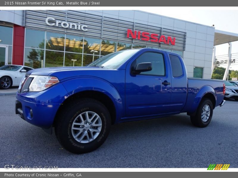 Metallic Blue / Steel 2015 Nissan Frontier SV King Cab