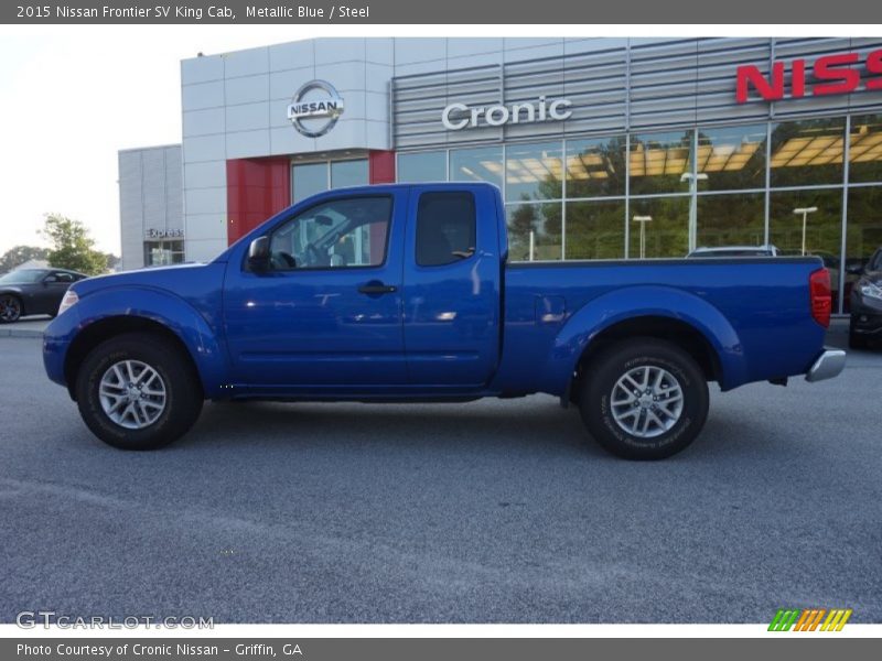 Metallic Blue / Steel 2015 Nissan Frontier SV King Cab