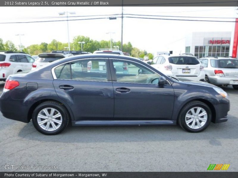 Graphite Gray Metallic / Off Black 2012 Subaru Legacy 2.5i