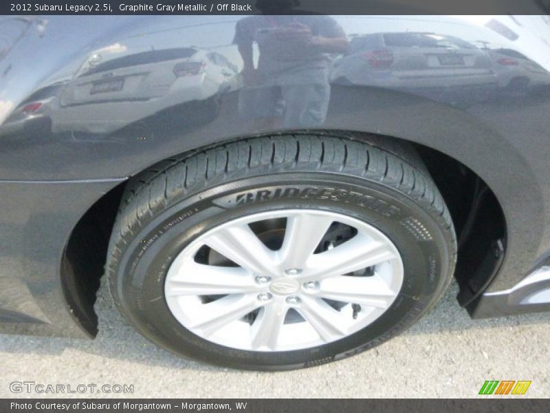 Graphite Gray Metallic / Off Black 2012 Subaru Legacy 2.5i