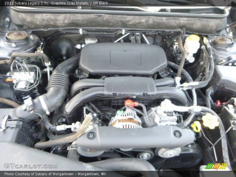 Graphite Gray Metallic / Off Black 2012 Subaru Legacy 2.5i