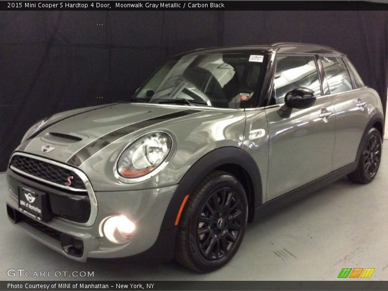 Moonwalk Gray Metallic / Carbon Black 2015 Mini Cooper S Hardtop 4 Door