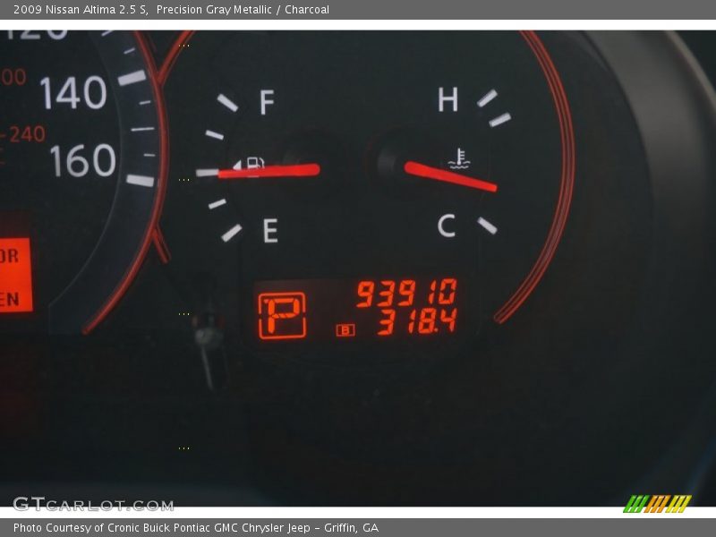 Precision Gray Metallic / Charcoal 2009 Nissan Altima 2.5 S