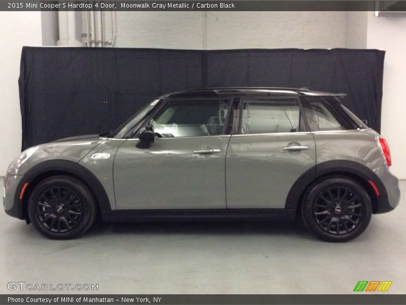 Moonwalk Gray Metallic / Carbon Black 2015 Mini Cooper S Hardtop 4 Door