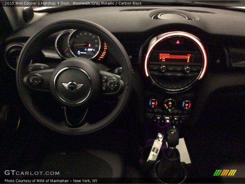 Moonwalk Gray Metallic / Carbon Black 2015 Mini Cooper S Hardtop 4 Door