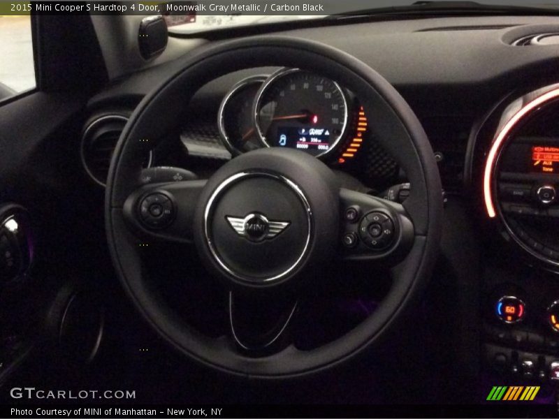 Moonwalk Gray Metallic / Carbon Black 2015 Mini Cooper S Hardtop 4 Door