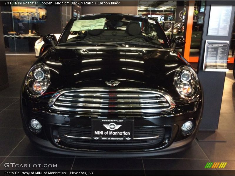 Midnight Black Metallic / Carbon Black 2015 Mini Roadster Cooper