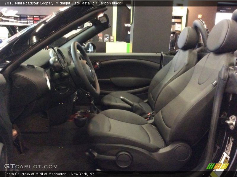 Midnight Black Metallic / Carbon Black 2015 Mini Roadster Cooper