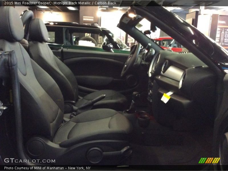Midnight Black Metallic / Carbon Black 2015 Mini Roadster Cooper