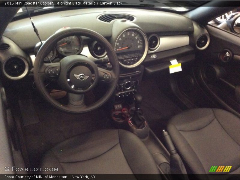 Midnight Black Metallic / Carbon Black 2015 Mini Roadster Cooper