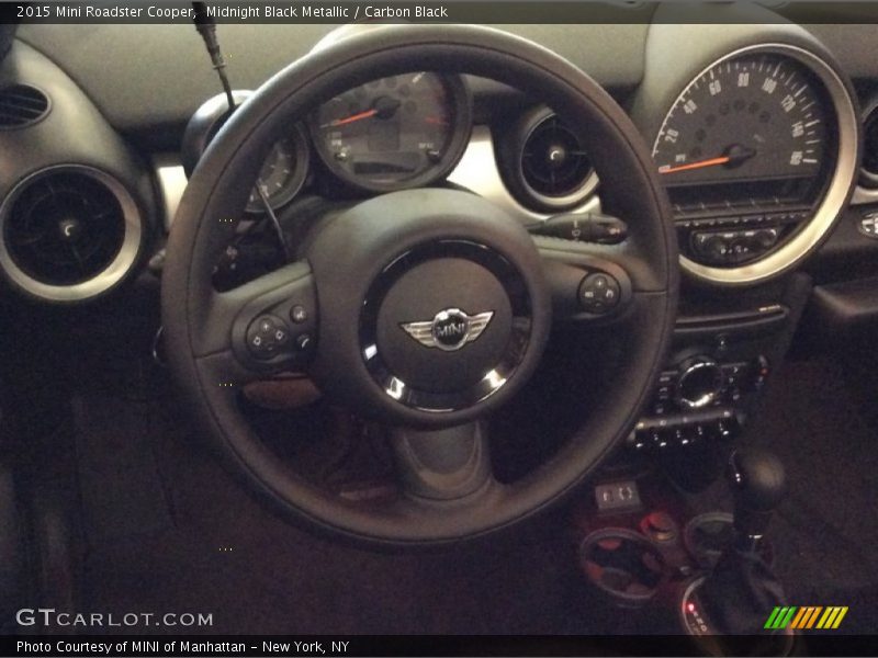 Midnight Black Metallic / Carbon Black 2015 Mini Roadster Cooper