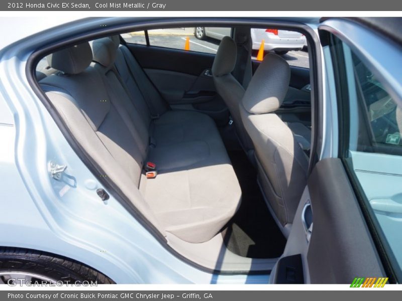 Cool Mist Metallic / Gray 2012 Honda Civic EX Sedan
