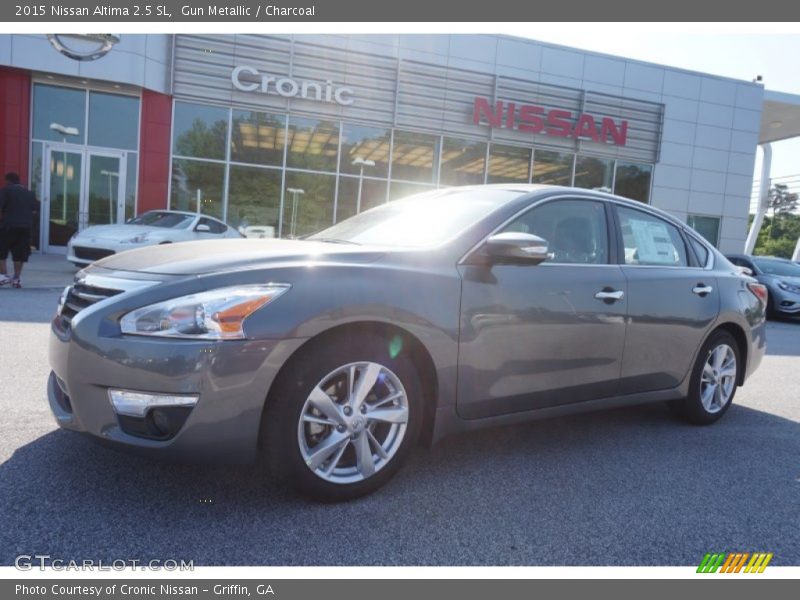 Gun Metallic / Charcoal 2015 Nissan Altima 2.5 SL