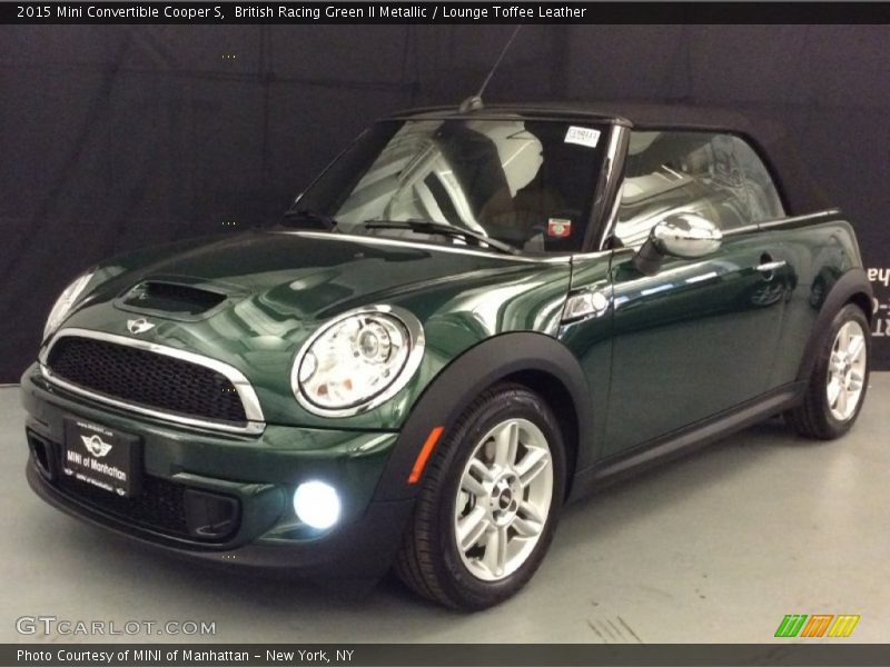 British Racing Green II Metallic / Lounge Toffee Leather 2015 Mini Convertible Cooper S