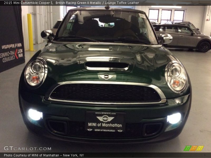 British Racing Green II Metallic / Lounge Toffee Leather 2015 Mini Convertible Cooper S
