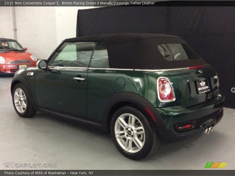 British Racing Green II Metallic / Lounge Toffee Leather 2015 Mini Convertible Cooper S
