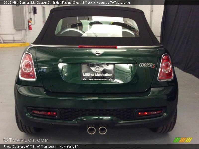 British Racing Green II Metallic / Lounge Toffee Leather 2015 Mini Convertible Cooper S