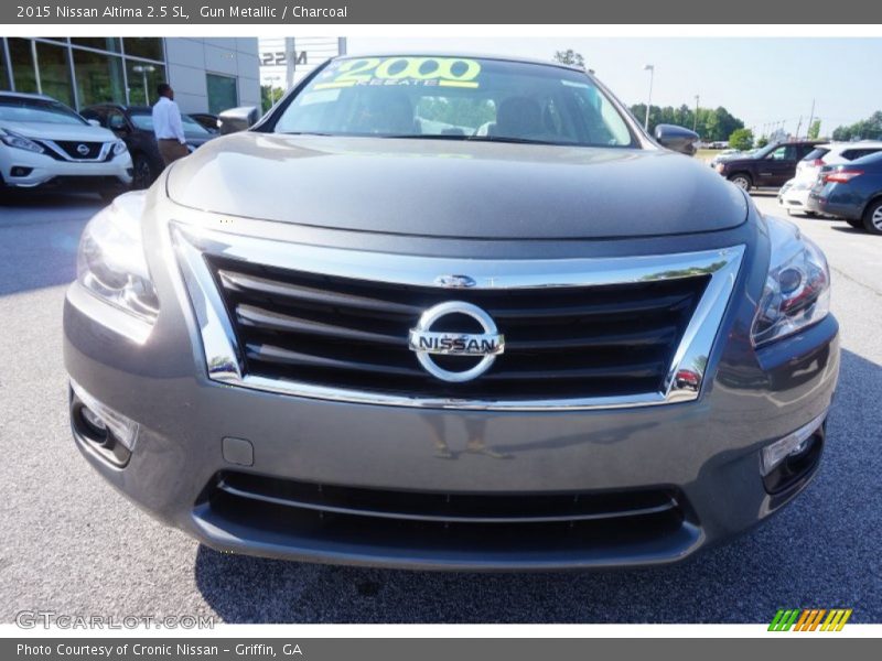 Gun Metallic / Charcoal 2015 Nissan Altima 2.5 SL