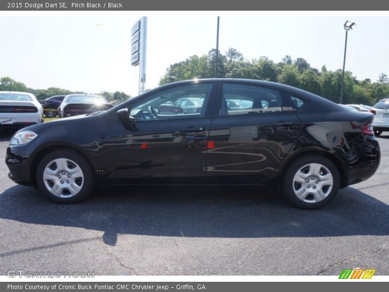 Pitch Black / Black 2015 Dodge Dart SE