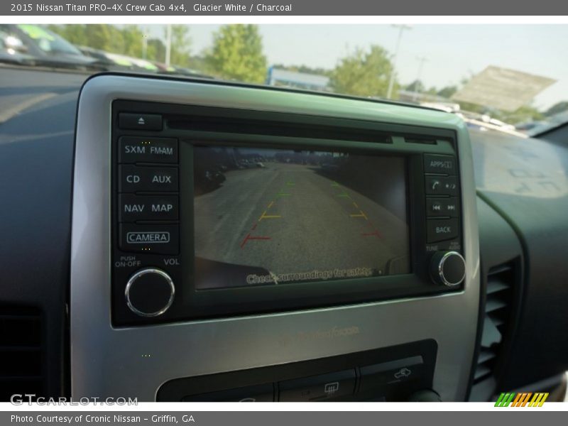Glacier White / Charcoal 2015 Nissan Titan PRO-4X Crew Cab 4x4