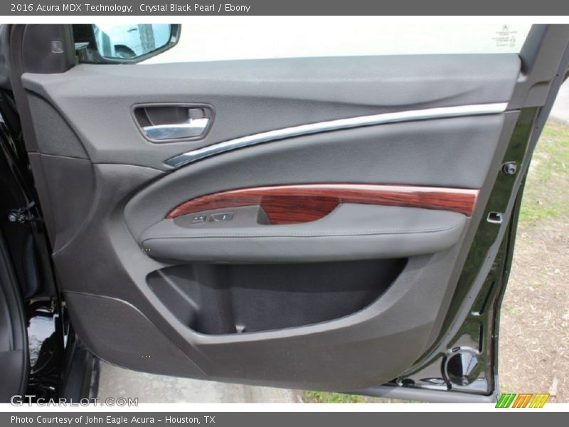 Crystal Black Pearl / Ebony 2016 Acura MDX Technology