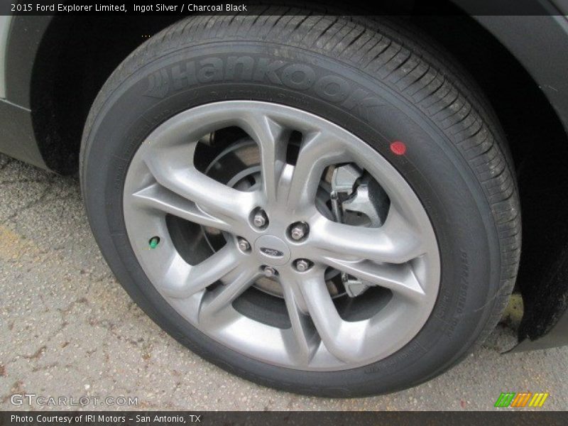 Ingot Silver / Charcoal Black 2015 Ford Explorer Limited