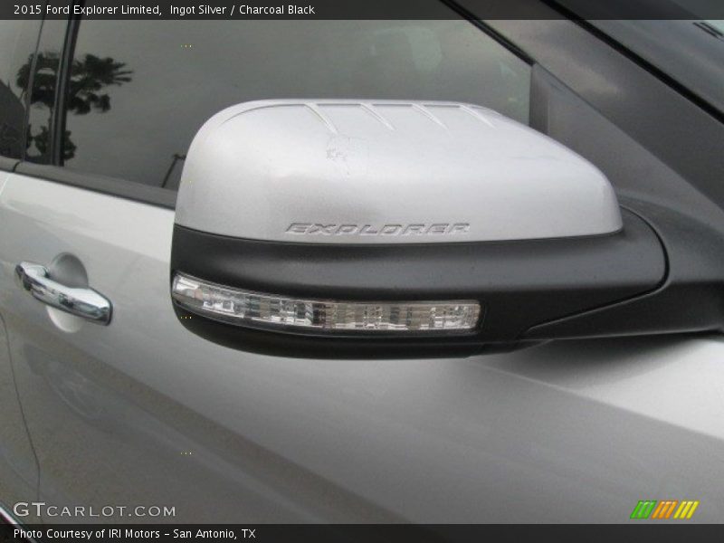 Ingot Silver / Charcoal Black 2015 Ford Explorer Limited