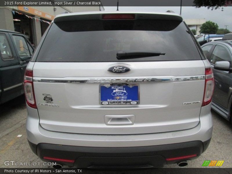 Ingot Silver / Charcoal Black 2015 Ford Explorer Limited