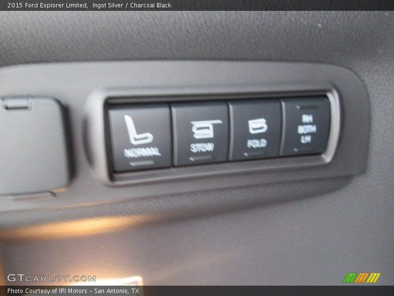 Ingot Silver / Charcoal Black 2015 Ford Explorer Limited