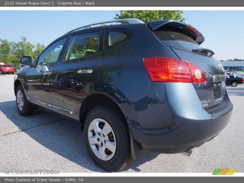 Graphite Blue / Black 2015 Nissan Rogue Select S