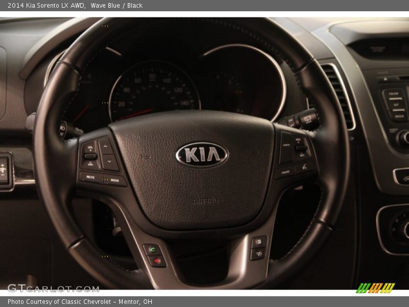 Wave Blue / Black 2014 Kia Sorento LX AWD