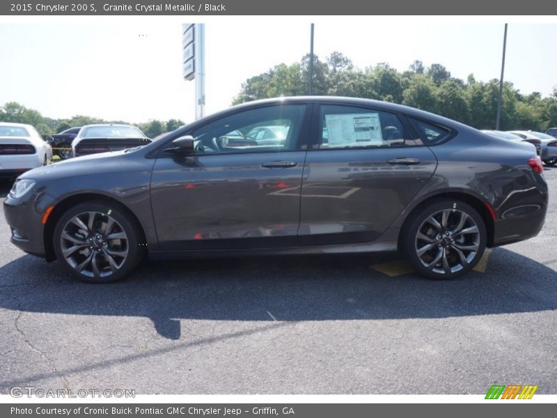 Granite Crystal Metallic / Black 2015 Chrysler 200 S