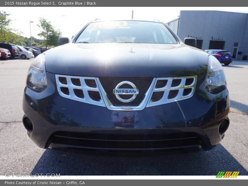 Graphite Blue / Black 2015 Nissan Rogue Select S