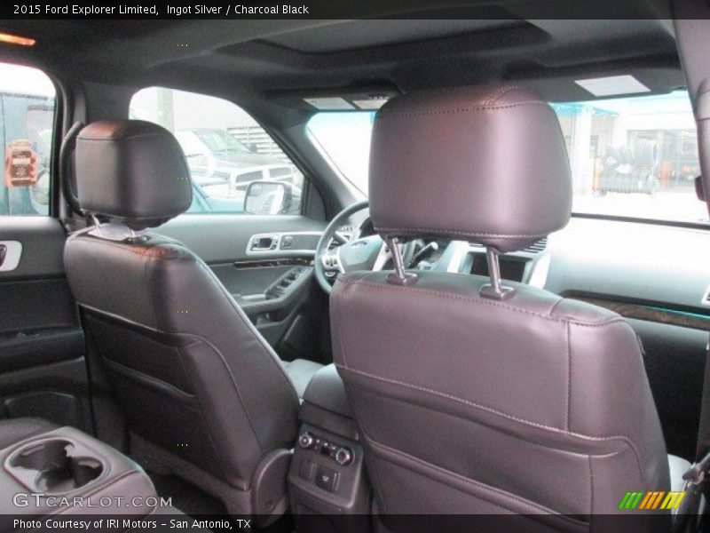 Ingot Silver / Charcoal Black 2015 Ford Explorer Limited