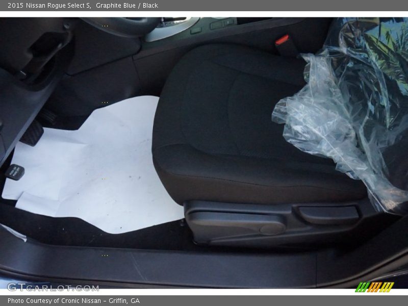 Graphite Blue / Black 2015 Nissan Rogue Select S