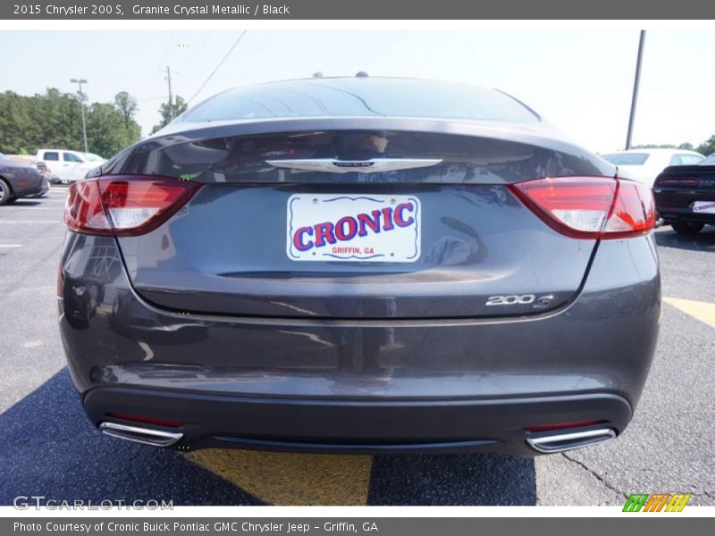 Granite Crystal Metallic / Black 2015 Chrysler 200 S