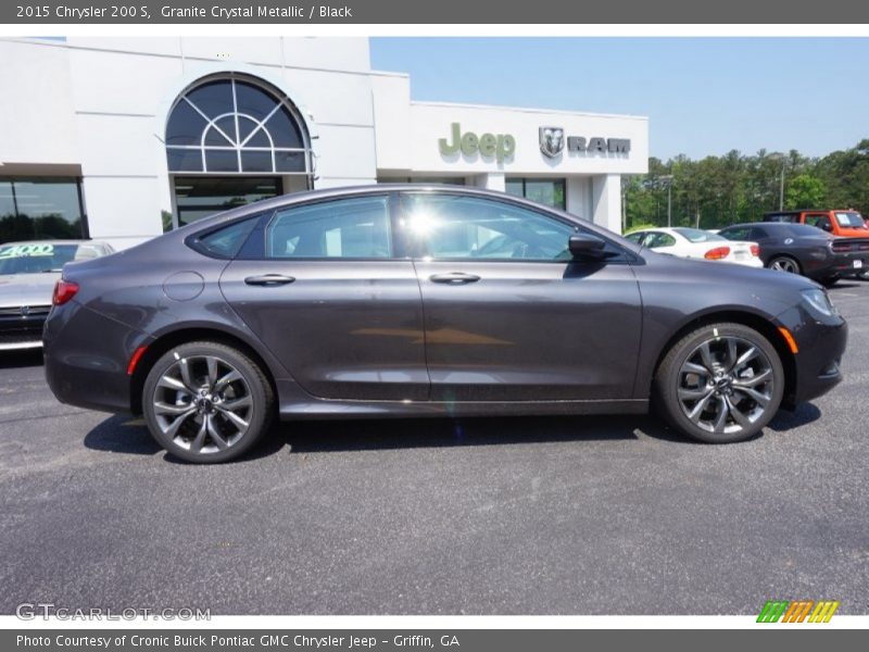 Granite Crystal Metallic / Black 2015 Chrysler 200 S