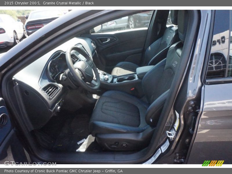 Granite Crystal Metallic / Black 2015 Chrysler 200 S