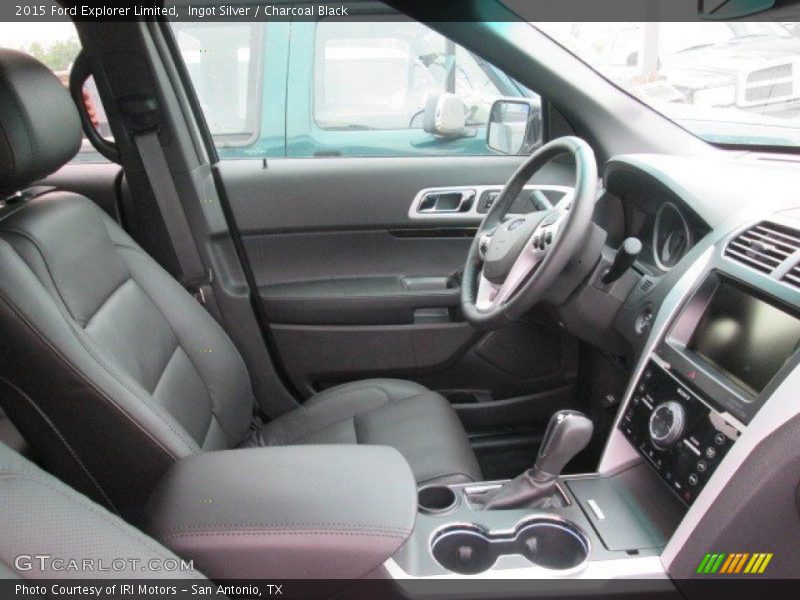 Ingot Silver / Charcoal Black 2015 Ford Explorer Limited