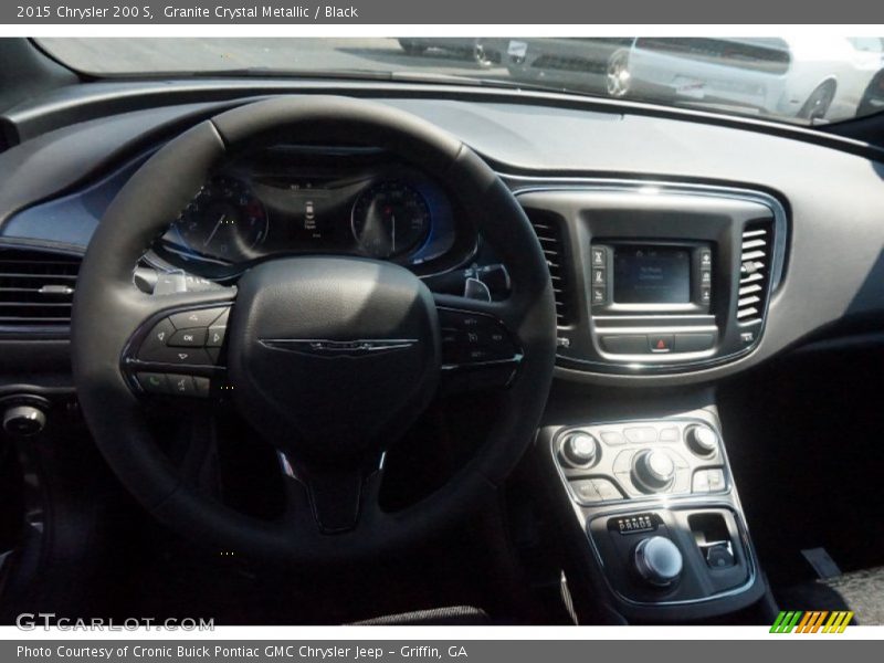 Granite Crystal Metallic / Black 2015 Chrysler 200 S