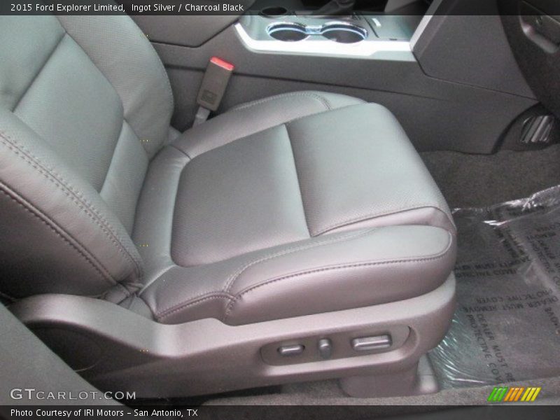Ingot Silver / Charcoal Black 2015 Ford Explorer Limited