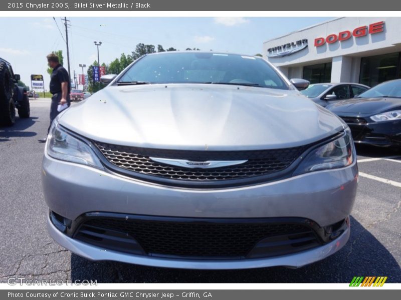 Billet Silver Metallic / Black 2015 Chrysler 200 S