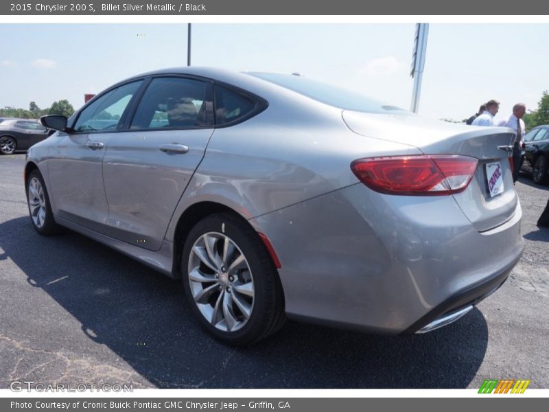 Billet Silver Metallic / Black 2015 Chrysler 200 S