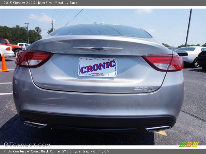 Billet Silver Metallic / Black 2015 Chrysler 200 S