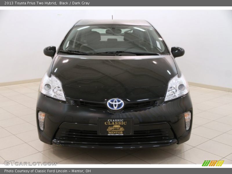 Black / Dark Gray 2013 Toyota Prius Two Hybrid