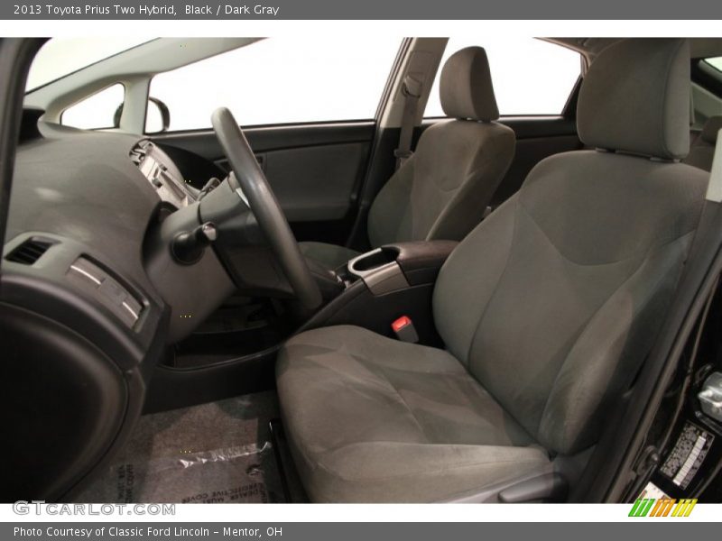 Black / Dark Gray 2013 Toyota Prius Two Hybrid